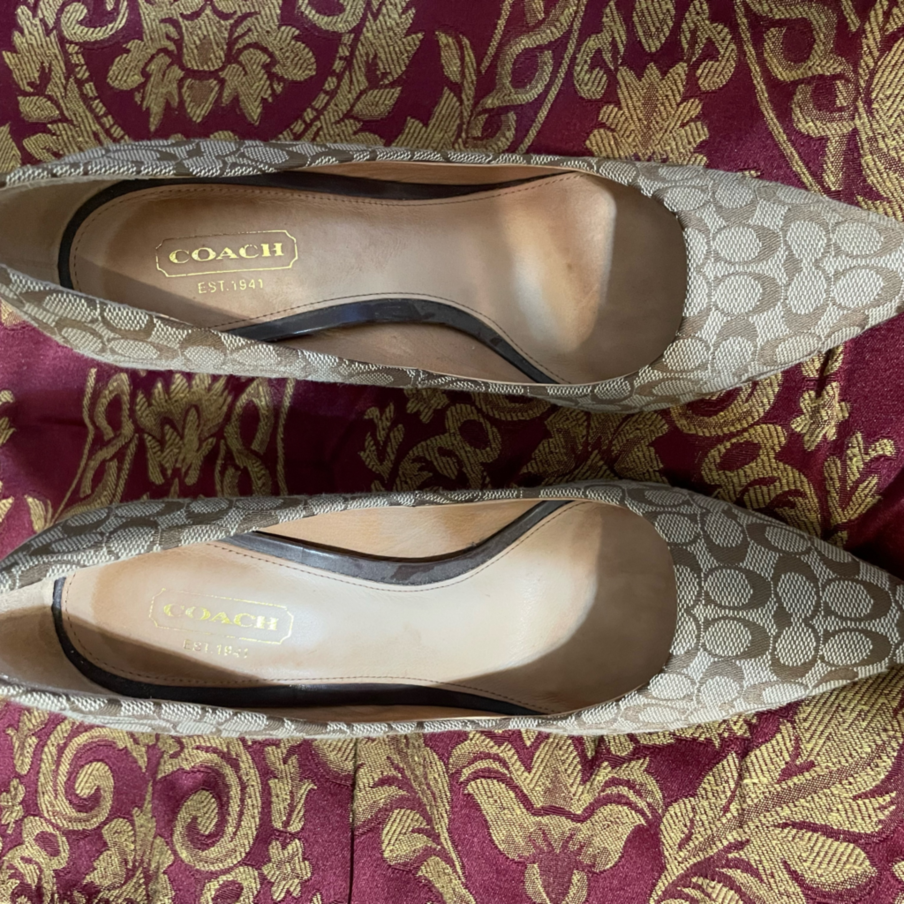 Gently Used In Great Condition Size 7b Coach High Heels